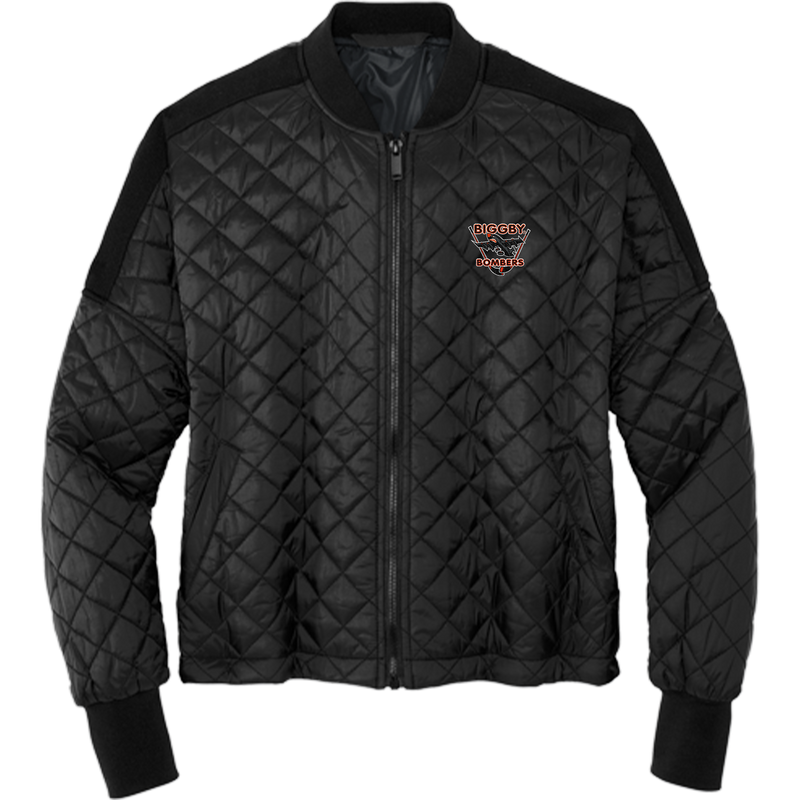 Biggby Bombers Mercer+Mettle Womens Boxy Quilted Jacket
