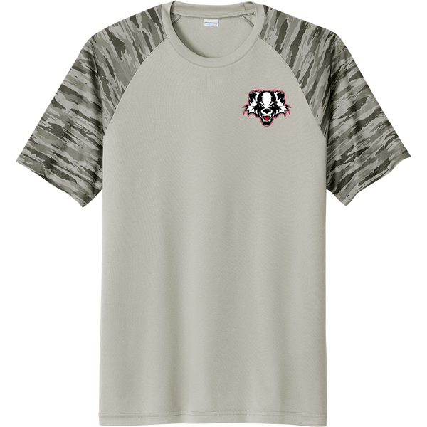 Scary Badgers Drift Camo Colorblock Tee